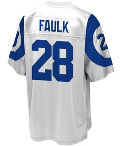 Marshall Faulk St. Louis Rams Nfl Pro Line Retired Player Replica Jersey - White