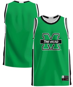 Marshall Thundering Herd Basketball Jersey - Kelly Green Ncaa