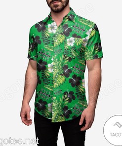 Marshall Thundering Herd Floral Hawaiian Shirt
