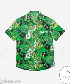 Marshall Thundering Herd Floral Hawaiian Shirt