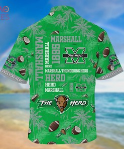 Marshall Thundering Herd Hawaiian Shirt, New Gift for Summer