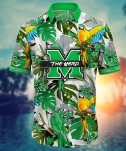 Marshall Thundering Herd NCAA Flower Hawaii Shirt For Fans Ver 1