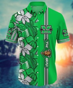 Marshall Thundering Herd NCAA Flower Hawaii Shirt For Fans Ver 14