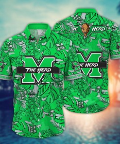 Marshall Thundering Herd NCAA Flower Hawaii Shirt For Fans Ver 15