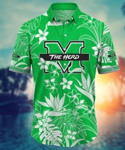 Marshall Thundering Herd NCAA Flower Hawaii Shirt For Fans Ver 16