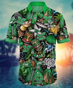 Marshall Thundering Herd NCAA Flower Hawaii Shirt For Fans Ver 18