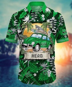 Marshall Thundering Herd NCAA Flower Hawaii Shirt For Fans Ver 2
