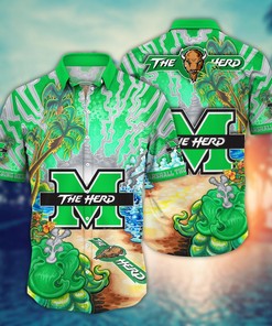 Marshall Thundering Herd NCAA Flower Hawaii Shirt For Fans Ver 20