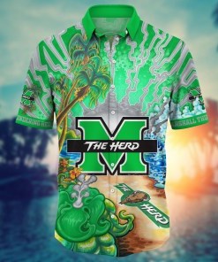 Marshall Thundering Herd NCAA Flower Hawaii Shirt For Fans Ver 20