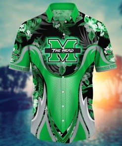 Marshall Thundering Herd NCAA Flower Hawaii Shirt For Fans Ver 23