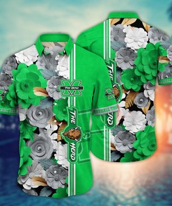 Marshall Thundering Herd NCAA Flower Hawaii Shirt For Fans Ver 25