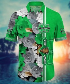 Marshall Thundering Herd NCAA Flower Hawaii Shirt For Fans Ver 25