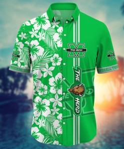 Marshall Thundering Herd NCAA Flower Hawaii Shirt For Fans Ver 26