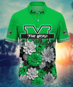 Marshall Thundering Herd NCAA Flower Hawaii Shirt For Fans Ver 27
