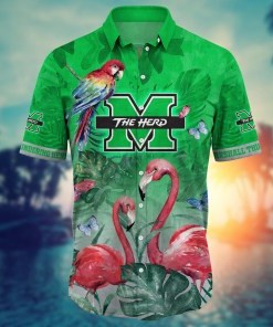 Marshall Thundering Herd NCAA Flower Hawaii Shirt For Fans Ver 29