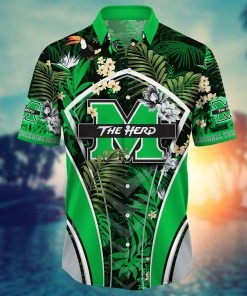 Marshall Thundering Herd NCAA Flower Hawaii Shirt For Fans Ver 30