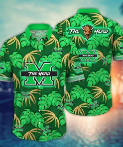 Marshall Thundering Herd NCAA Flower Hawaii Shirt For Fans Ver 31