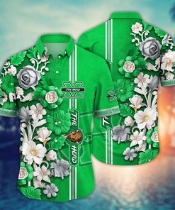 Marshall Thundering Herd NCAA Flower Hawaii Shirt For Fans Ver 36