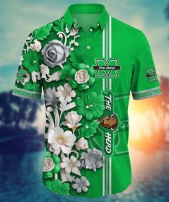 Marshall Thundering Herd NCAA Flower Hawaii Shirt For Fans Ver 36
