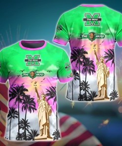 Marshall Thundering Herd NCAA Flower Hawaii Shirt For Fans Ver 37