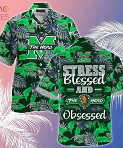 Marshall Thundering Herd Summer Hawaiian Shirts for Fans Ver 1