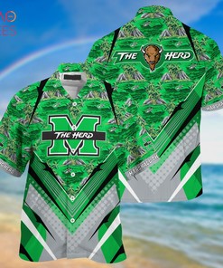 Marshall Thundering Herd Summer Hawaiian Shirts for Fans Ver 2
