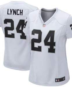 Marshawn Lynch Las Vegas Raiders Nike Womens Game Jersey - White