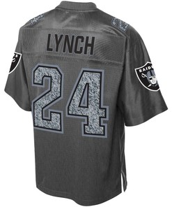 Marshawn Lynch Oakland Raiders Nfl Pro Line Fashion Static Jersey - Gray