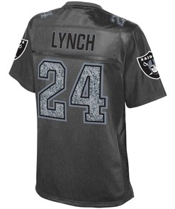 Marshawn Lynch Oakland Raiders Nfl Pro Line Womens Fashion Static Jersey - Gray