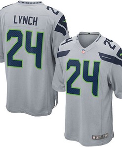 Marshawn Lynch Seattle Seahawks Nike Alternate Game Jersey - Gray