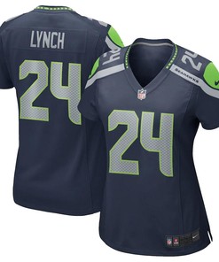 Marshawn Lynch Seattle Seahawks Nike Womens Game Jersey - College Navy