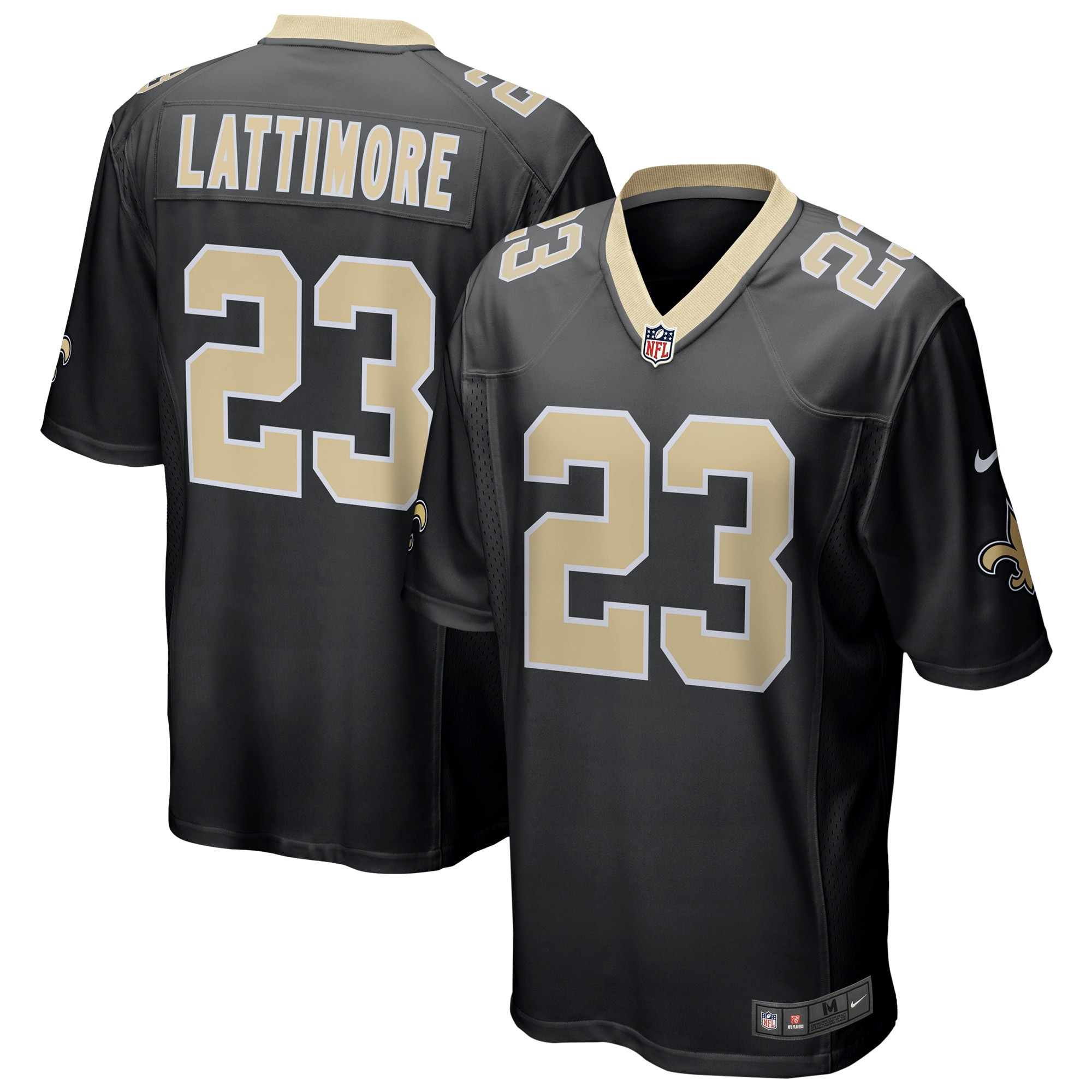 Marshon Lattimore New Orleans Saints Game Jersey - Black Nfl