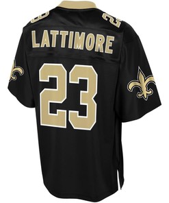 Marshon Lattimore New Orleans Saints Nfl Pro Line Youth Team Color Player Jersey - Black