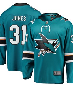 Martin Jones San Jose Sharks Fanatics Branded Breakaway Player Jersey - Teal Nhl