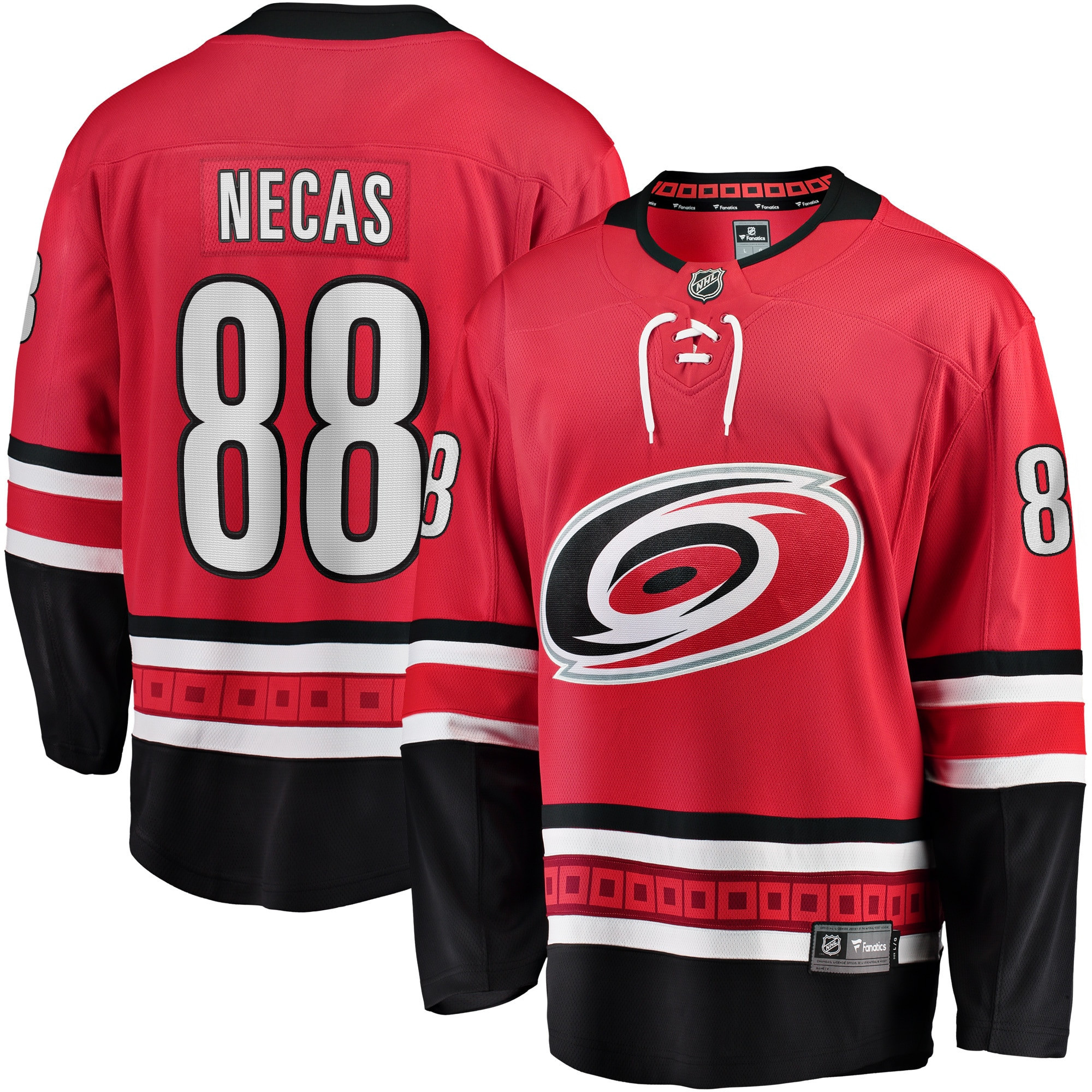 Martin Necas Carolina Hurricanes Fanatics Branded Home Breakaway Player Jersey - Red Nhl