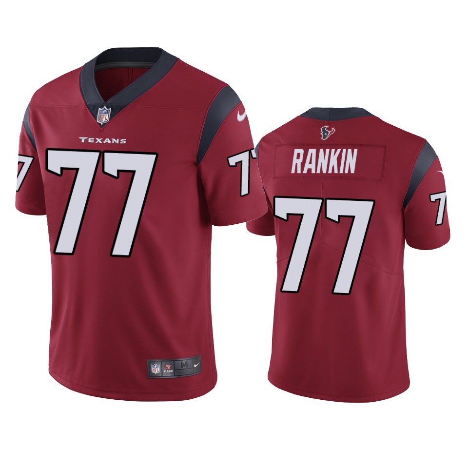 Martinas Rankin Houston Texans Red Vapor Limited Jersey
