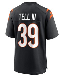 Marvell Tell III Cincinnati Bengals Game Player Jersey - Black