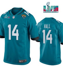 Marvin Hall 14 Jacksonville Jaguars Super Bowl LVII Super Bowl LVII Game Teal Jersey