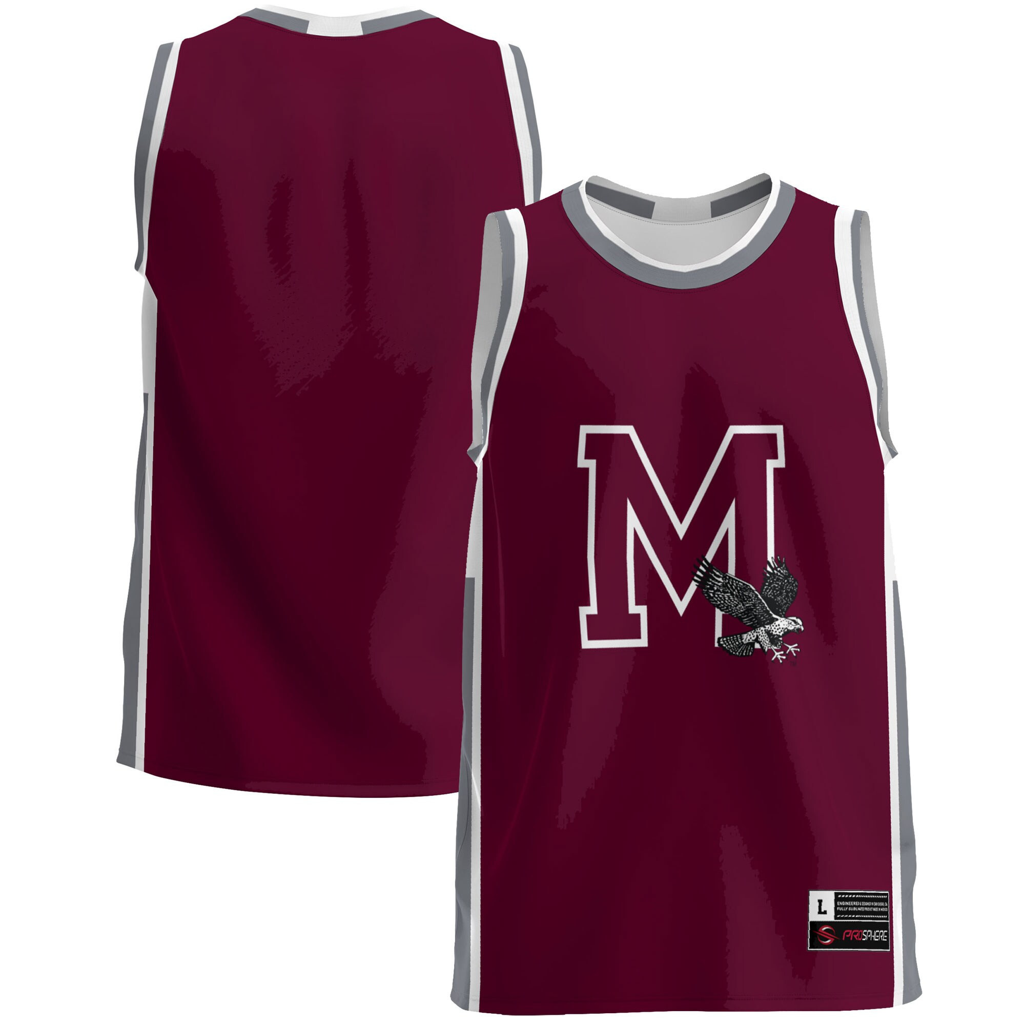 Maryland Eastern Shore Hawks Basketball Jersey - Maroon Ncaa