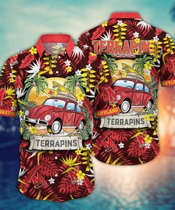 Maryland Terrapins NCAA Flower Hawaii Shirt For Fans Ver 1