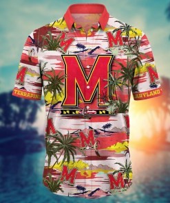 Maryland Terrapins NCAA Flower Hawaii Shirt For Fans Ver 10
