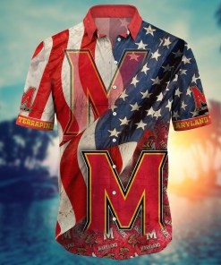 Maryland Terrapins NCAA Flower Hawaii Shirt For Fans Ver 11