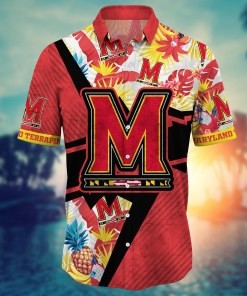 Maryland Terrapins NCAA Flower Hawaii Shirt For Fans Ver 12
