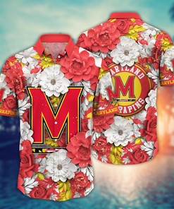 Maryland Terrapins NCAA Flower Hawaii Shirt For Fans Ver 13
