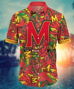 Maryland Terrapins NCAA Flower Hawaii Shirt For Fans Ver 16
