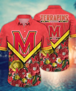 Maryland Terrapins NCAA Flower Hawaii Shirt For Fans Ver 19