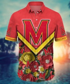 Maryland Terrapins NCAA Flower Hawaii Shirt For Fans Ver 19