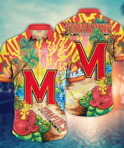 Maryland Terrapins NCAA Flower Hawaii Shirt For Fans Ver 20