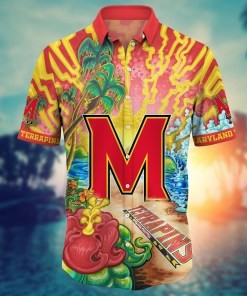 Maryland Terrapins NCAA Flower Hawaii Shirt For Fans Ver 20