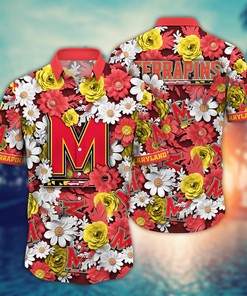 Maryland Terrapins NCAA Flower Hawaii Shirt For Fans Ver 21